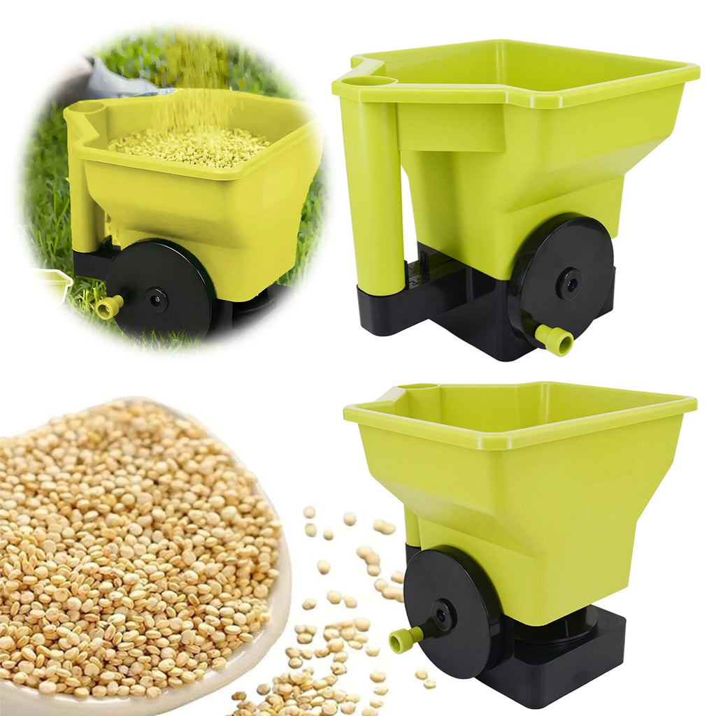 Handheld Fertilizer Spreader Electric Seeder Automatic Fertilizer Spreader Rechargeable Garden Power for Grass Seed/Fertilizer
