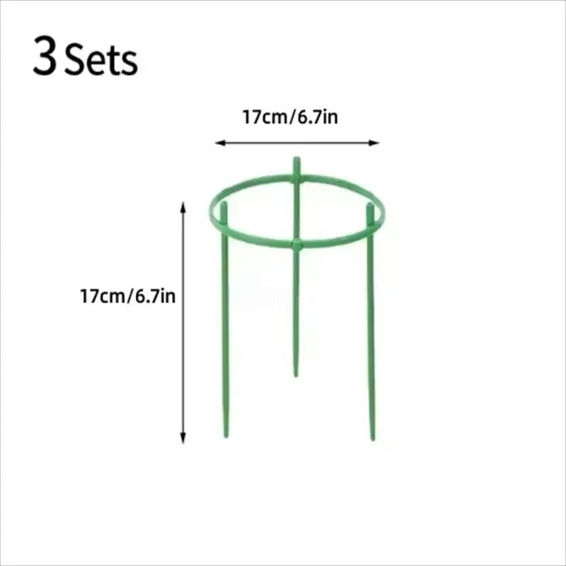 Plant Support Pile Half round Climbing Vines Stake Bonsai Fixing Rod Garden Plant Stake Holder Flower Ring Support Rack