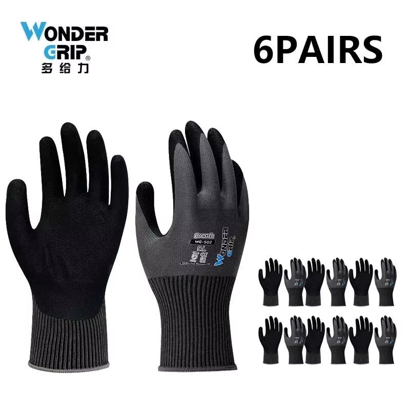 1 Pairs Gardening Gloves for Women & Men Nitrile Coated Garden Gloves Protect against Cuts and Dirt Breathable Stretchable Nylon