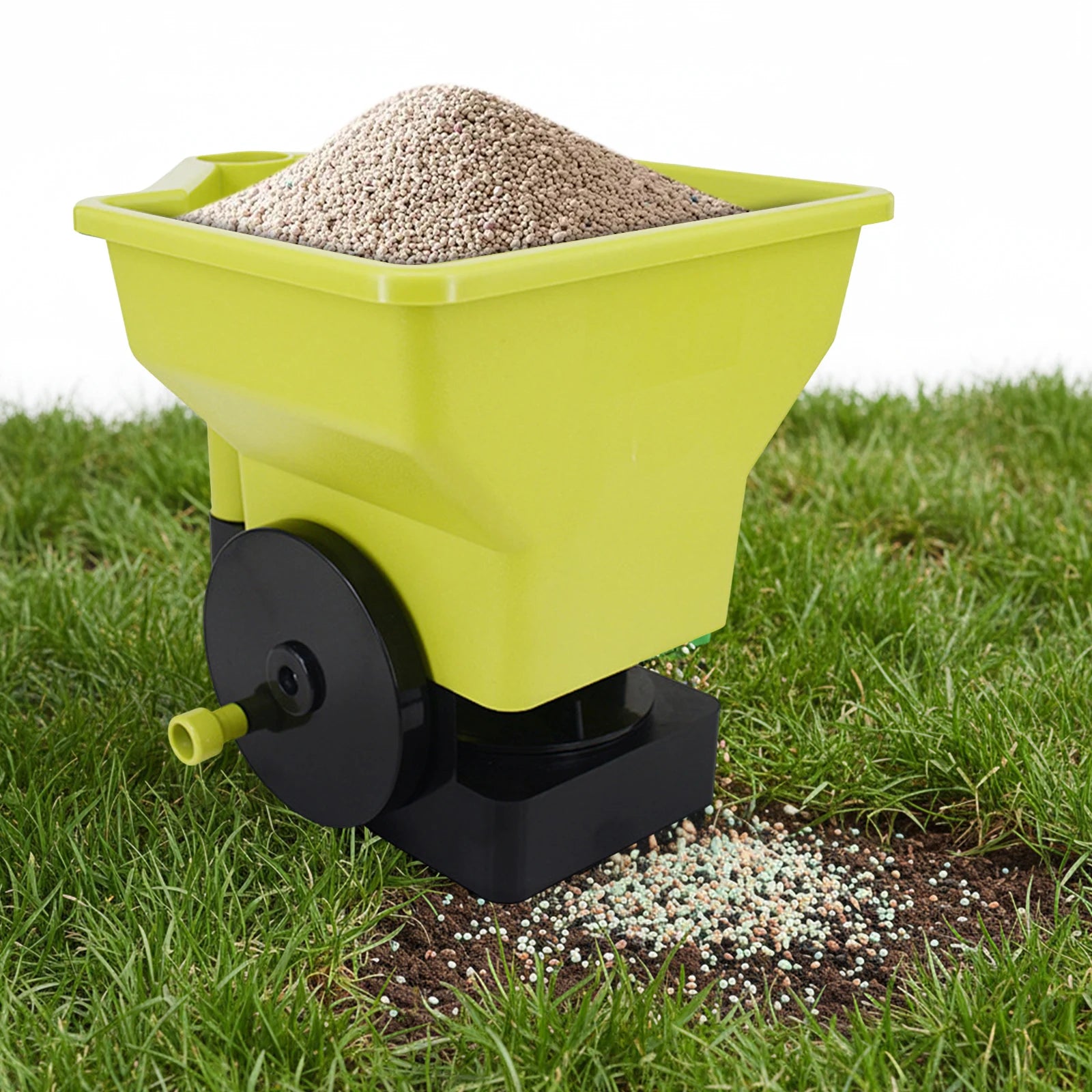 Handheld Fertilizer Spreader Electric Seeder Automatic Fertilizer Spreader Rechargeable Garden Power for Grass Seed/Fertilizer