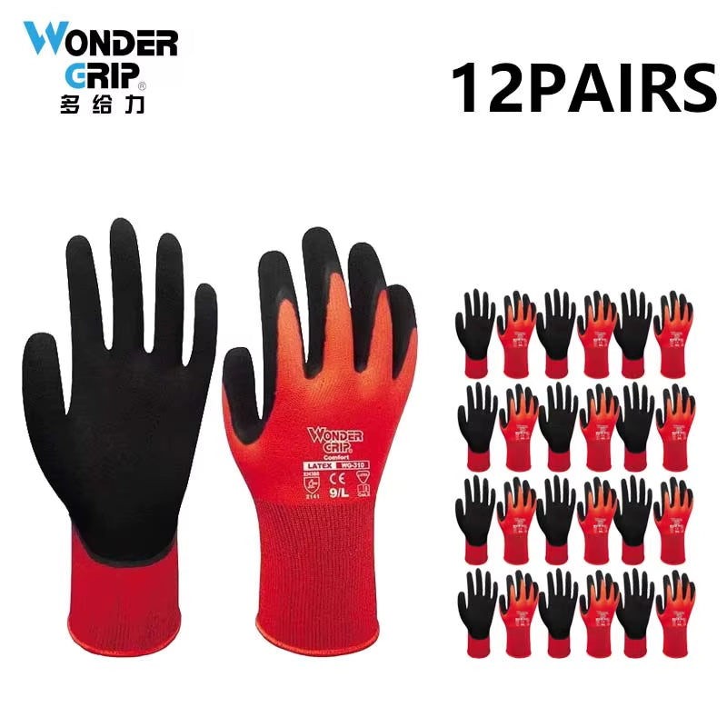 1 Pairs Gardening Gloves for Women & Men Nitrile Coated Garden Gloves Protect against Cuts and Dirt Breathable Stretchable Nylon
